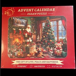 NEW Christmas Advent Calendar Jigsaw Puzzle. 1000 Pcs Christmas Countdown
